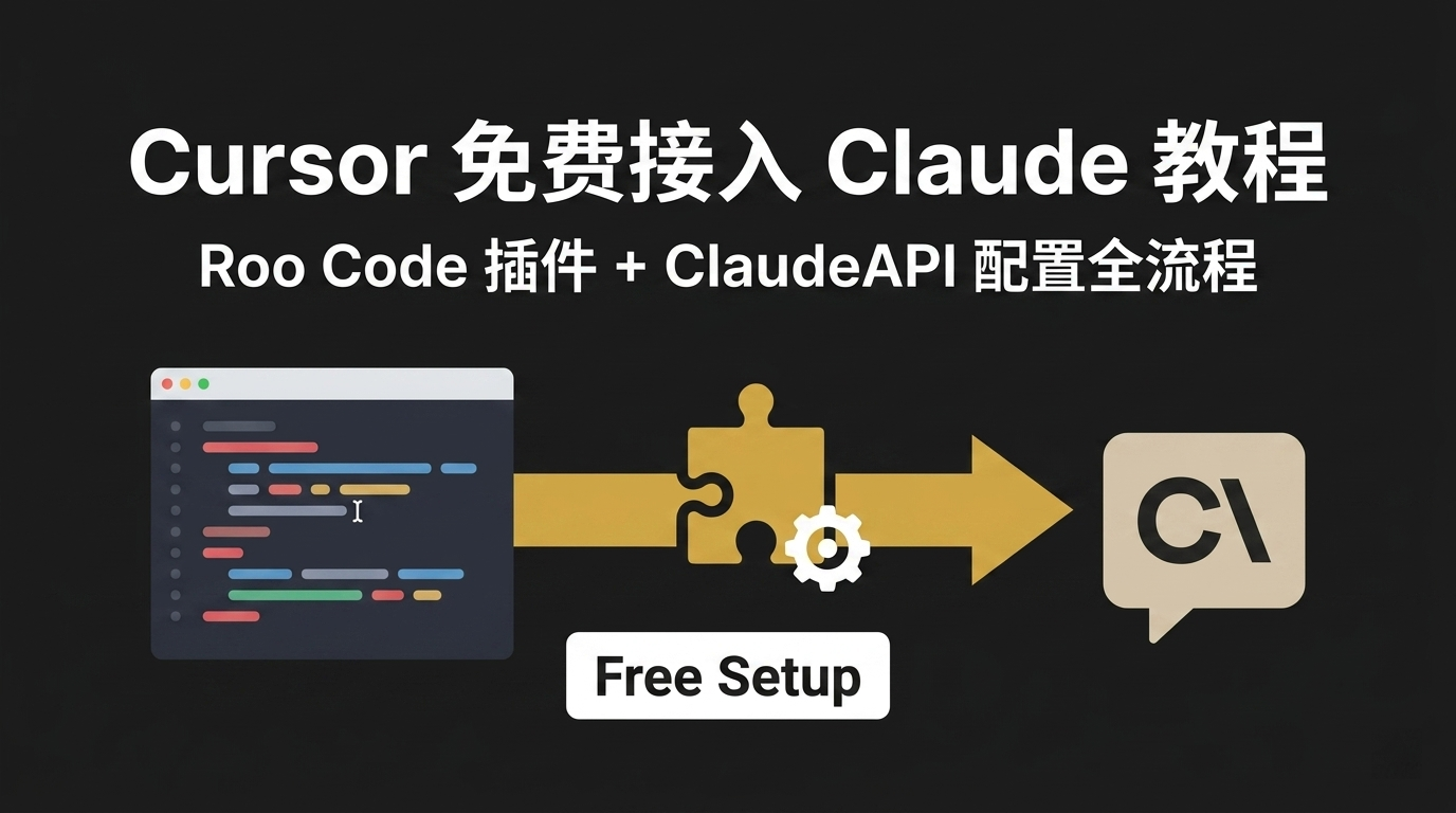 Cursor 免费接入 Claude 教程:Roo Code 插件 + ClaudeAPI 配置全流程(2026)