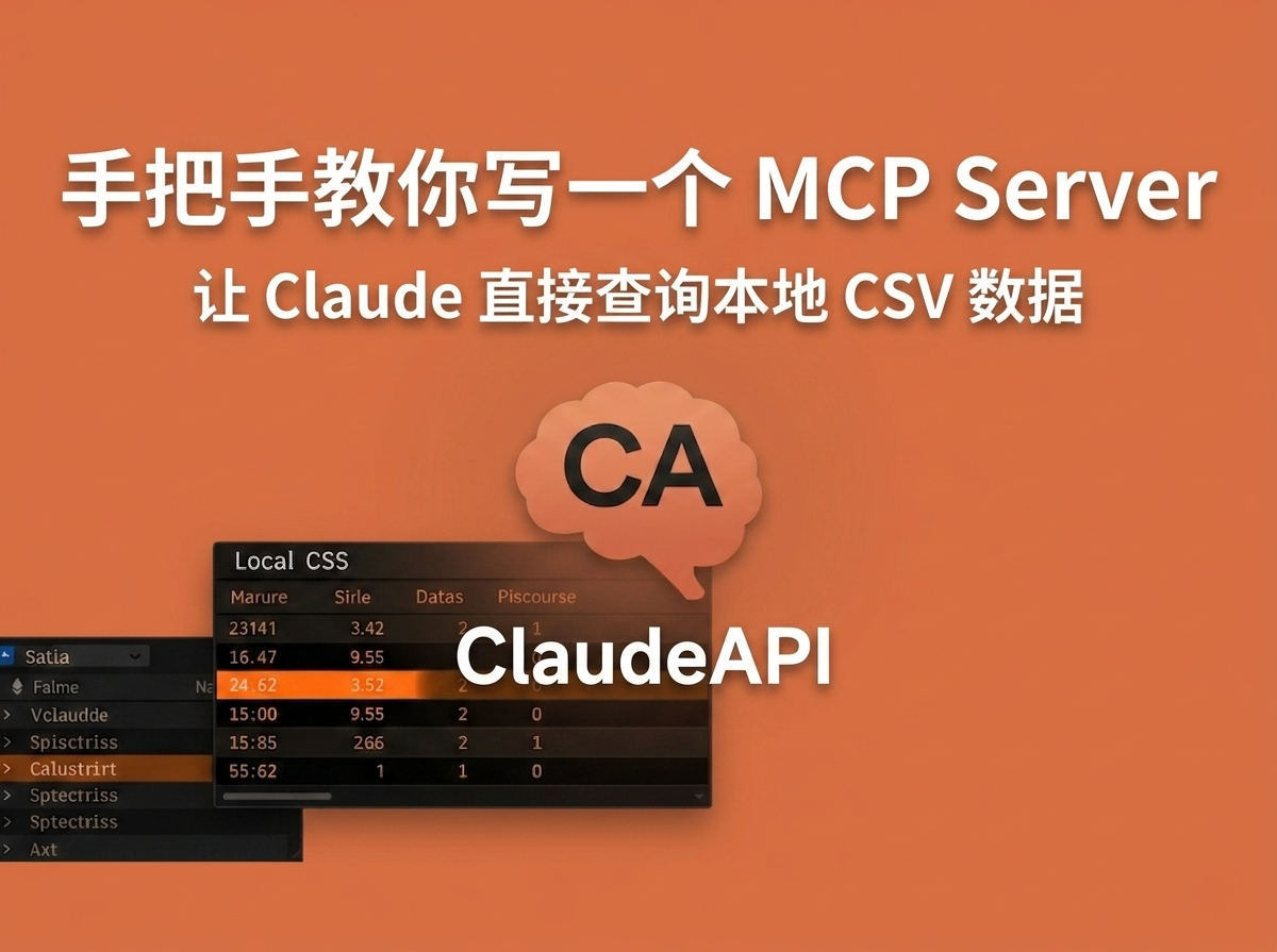 手把手教你写一个 MCP Server:让 Claude 直接查询本地 CSV 数据